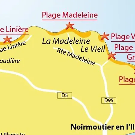 Maison Cosy 6 Pers, à 160m, Jardin Clos, Plancha, Ménage Inclus - Fr-1-224b-204 Noirmoutier-en-l'Ile